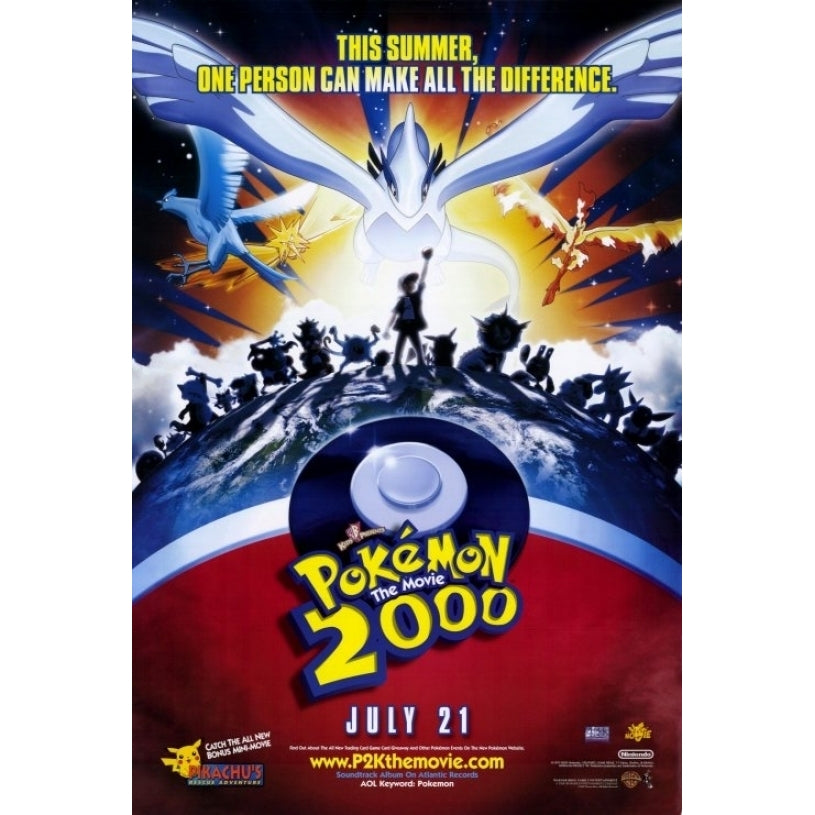 Pokemon the Movie 2000: The Power of One Movie Poster Print (27 x 40) - Item MOVIF3406 Image 1