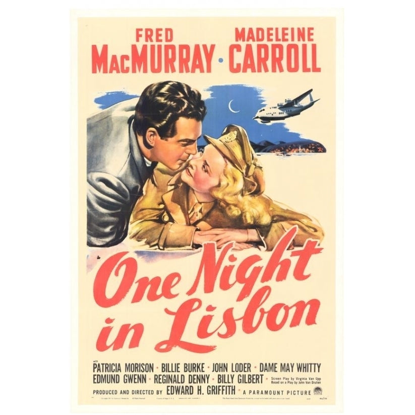 One Night in Lisbon Movie Poster Print (27 x 40) - Item MOVIF3863 Image 1