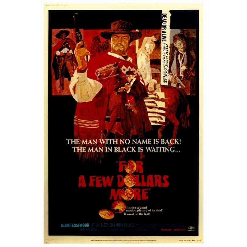 For a Few Dollars More Movie Poster Print (27 x 40) - Item MOVIF4189 Image 1