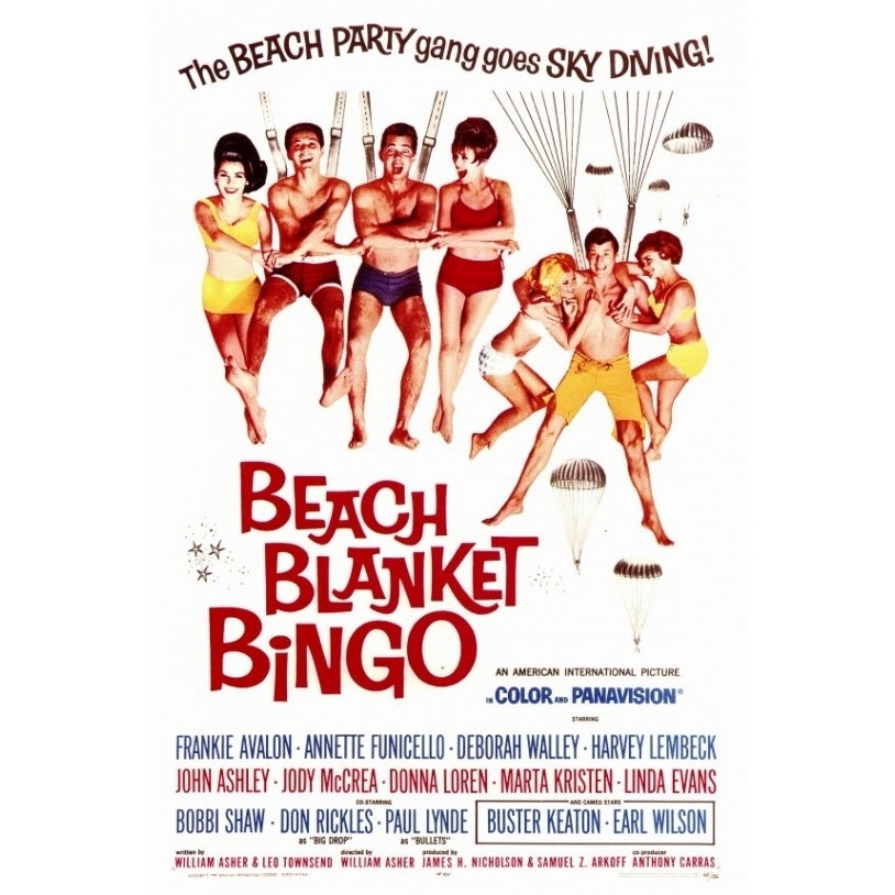 Beach Blanket Bingo Movie Poster Print (27 x 40) - Item MOVIF4188 Image 1