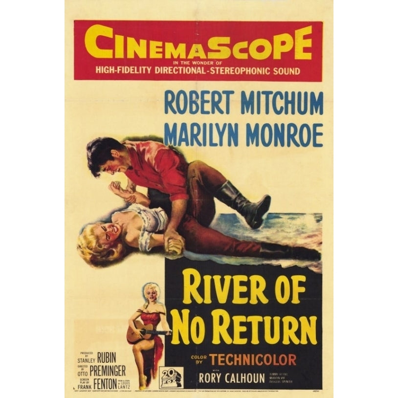 River of No Return Movie Poster Print (27 x 40) - Item MOVIF4379 Image 1