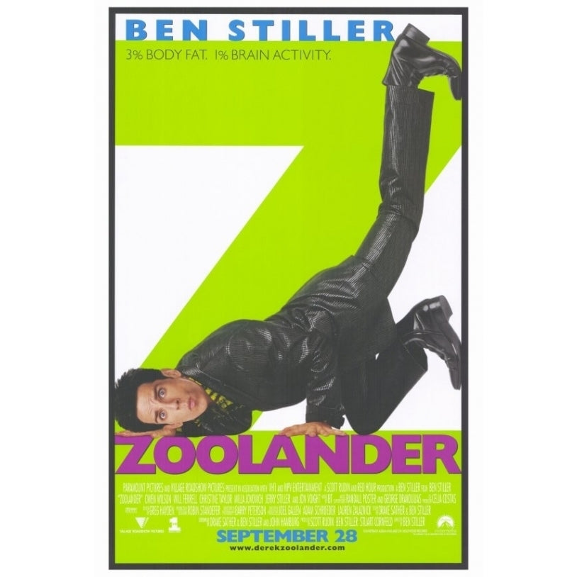 Zoolander Movie Poster Print (27 x 40) - Item MOVIF4398 Image 1