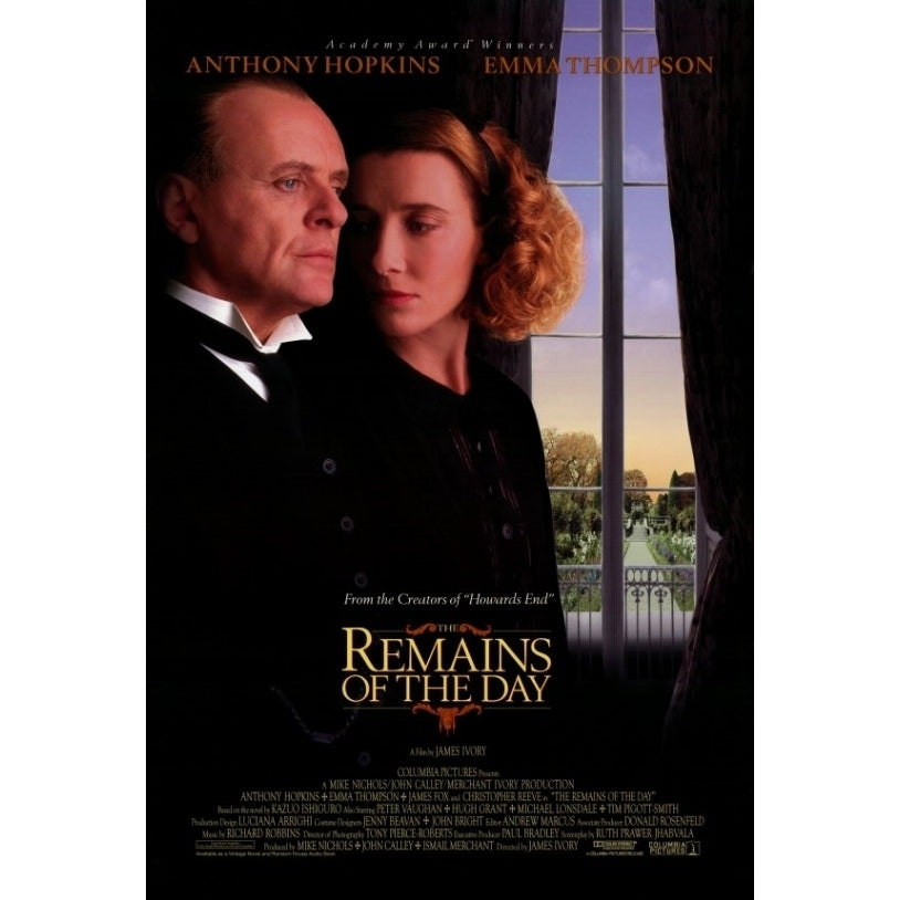 The Remains of the Day Movie Poster Print (27 x 40) - Item MOVIF5287 Image 1