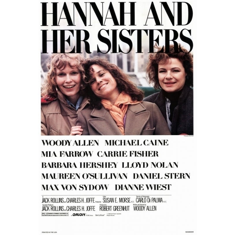 Hannah and Her Sisters Movie Poster Print (27 x 40) - Item MOVIF5382 Image 1