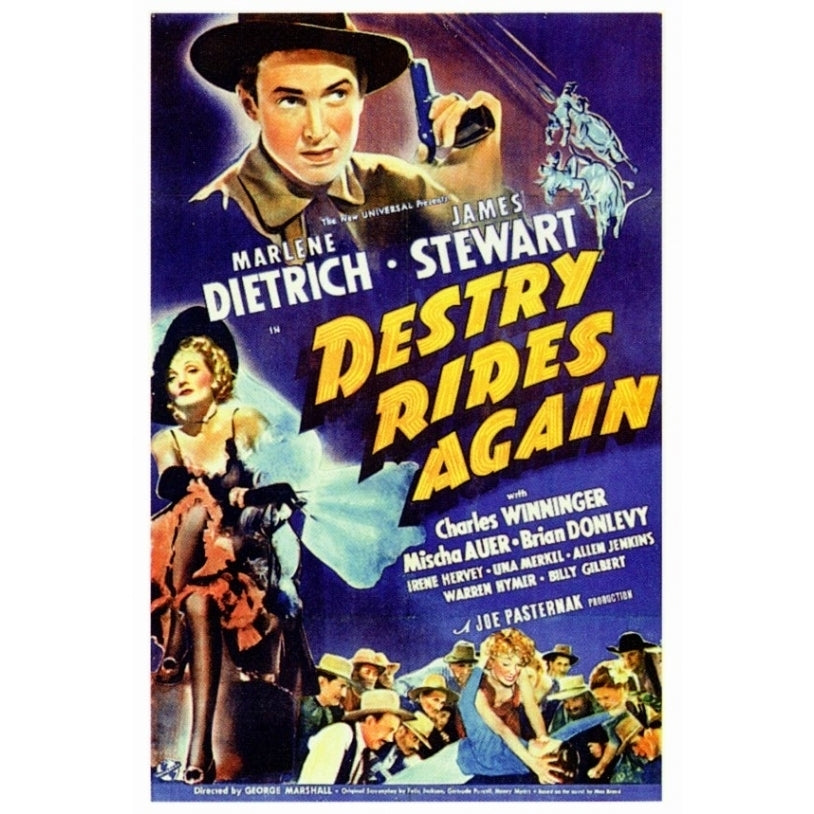 Destry Rides Again Movie Poster Print (27 x 40) - Item MOVIF7172 Image 1