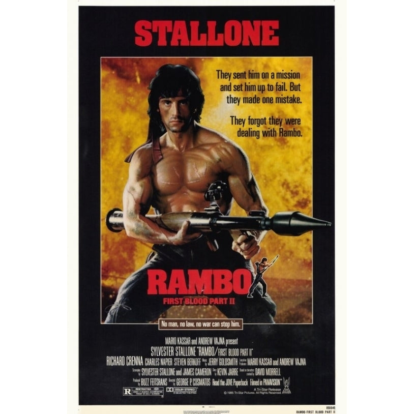 Rambo: First Blood Part 2 Movie Poster Print (27 x 40) - Item MOVIF7382 Image 1