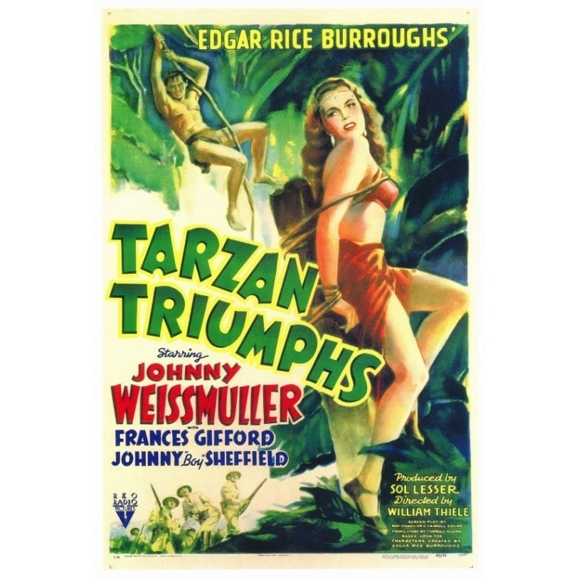 Tarzan Triumphs Movie Poster Print (27 x 40) - Item MOVIF8176 Image 1