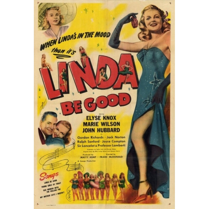 Linda Be Good Movie Poster Print (27 x 40) - Item MOVIF8367 Image 1