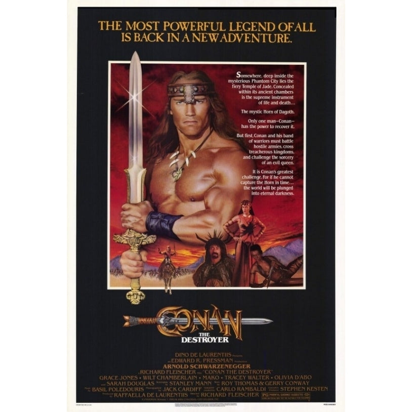 Conan the Destroyer Movie Poster Print (27 x 40) - Item MOVIF8374 Image 1