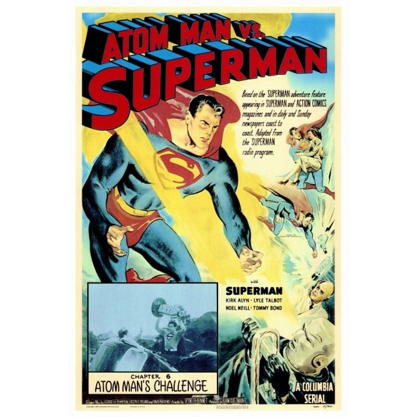 Atom Man vs. Superman Movie Poster Print (27 x 40) - Item MOVIF9179 Image 1