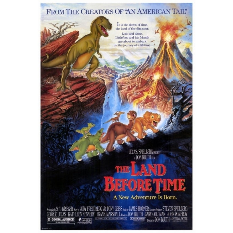 The Land Before Time Movie Poster Print (27 x 40) - Item MOVIF9318 Image 1