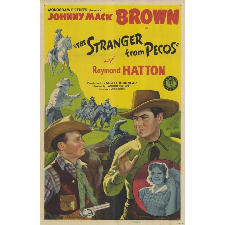 The Stranger From Pecos Movie Poster (11 x 17) - Item MOVIF9863 Image 1