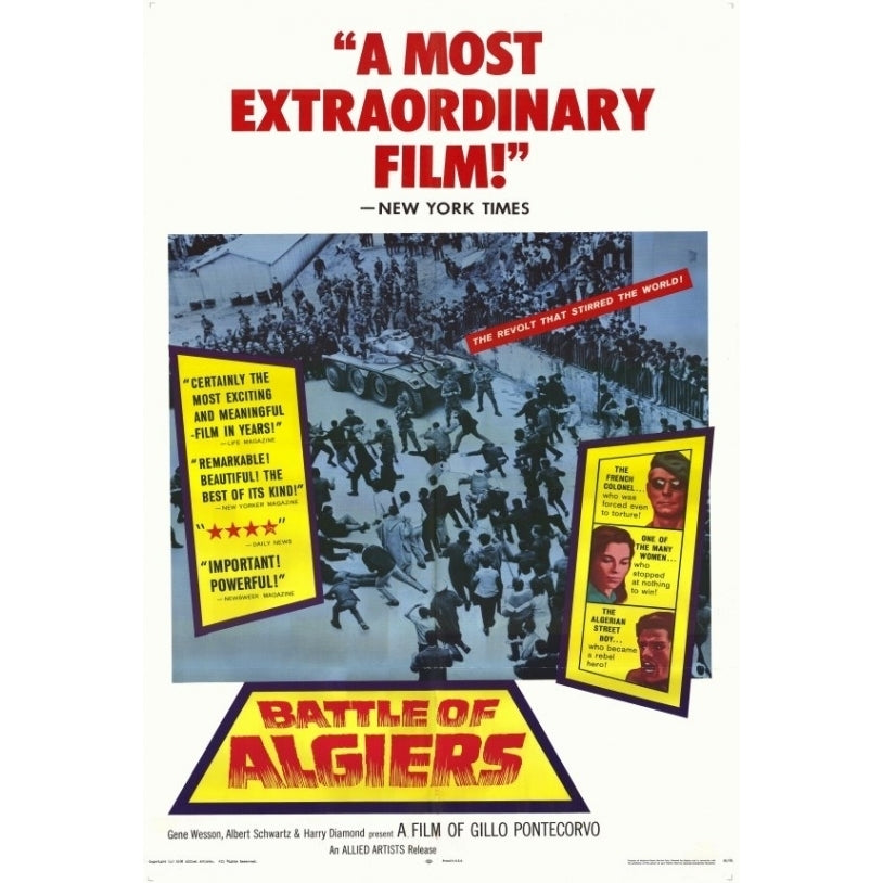 The Battle of Algiers Movie Poster Print (27 x 40) - Item MOVIG3996 Image 1