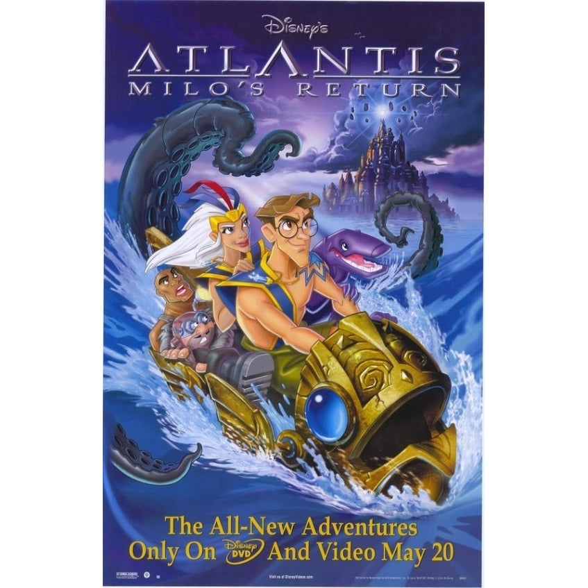 Atlantis: Milos Return Movie Poster Print (27 x 40) - Item MOVIH0728 Image 1