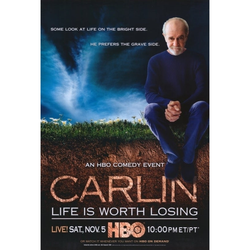 George Carlin: Life Is Worth Losing Movie Poster Print (27 x 40) - Item MOVIH8394 Image 1