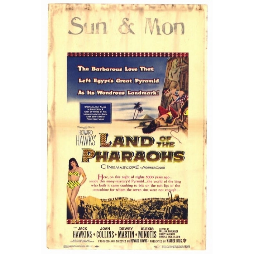 Land of the Pharaohs Movie Poster Print (27 x 40) - Item MOVIH8630 Image 1