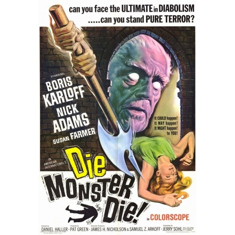 Die Monster Die! Movie Poster Print (27 x 40) - Item MOVIH9364 Image 1