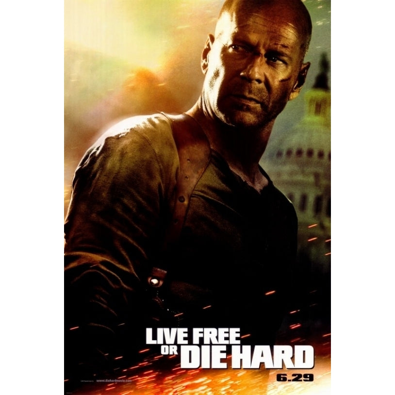 Live Free or Die Hard Movie Poster Print (27 x 40) - Item MOVII1005 Image 1