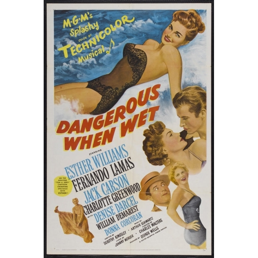 Dangerous When Wet Movie Poster (11 x 17) - Item MOVII2268 Image 1