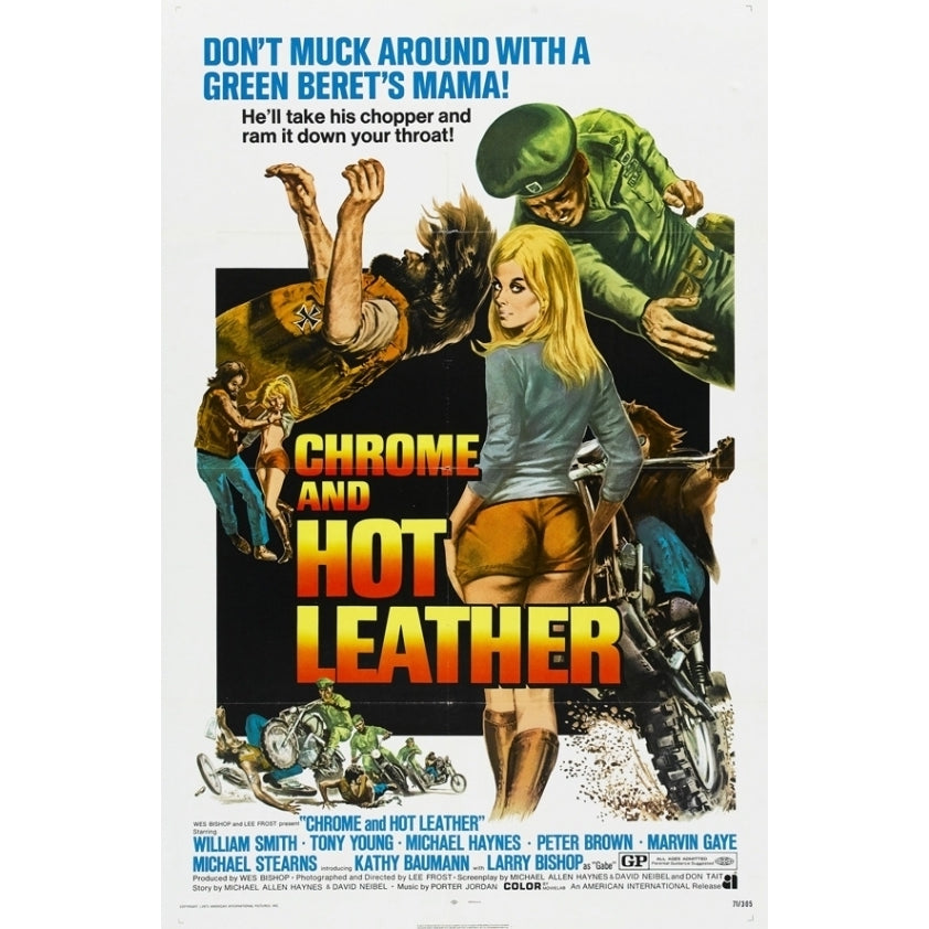 Chrome and Hot Leather Movie Poster Print (27 x 40) - Item MOVII2267 Image 1