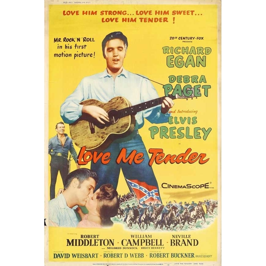 Love Me Tender Movie Poster (11 x 17) - Item MOVII3747 Image 1