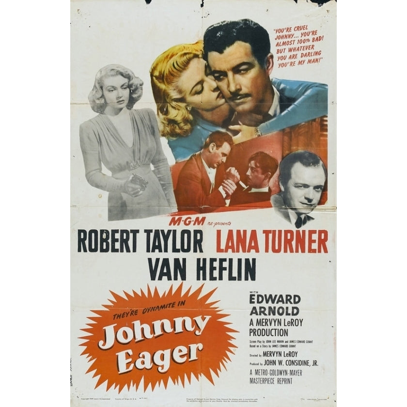 Johnny Eager Movie Poster (11 x 17) - Item MOVII4280 Image 1