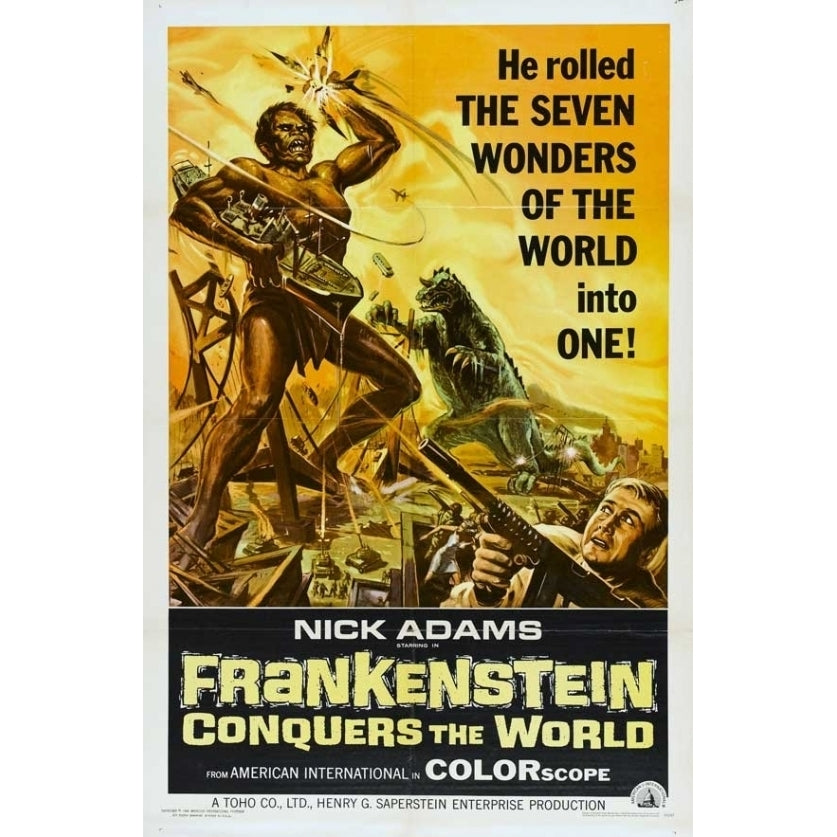 Frankenstein Conquers the World Movie Poster Print (27 x 40) - Item MOVII4726 Image 1