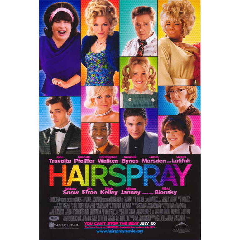 Hairspray Movie Poster Print (27 x 40) - Item MOVII5034 Image 1