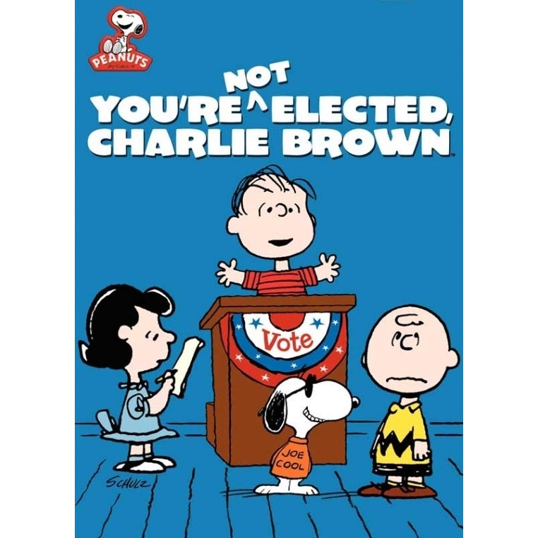 Youre Not Elected Charlie Brown Movie Poster (11 x 17) - Item MOVII8547 Image 1