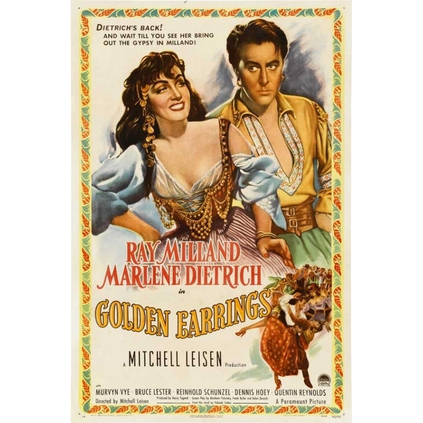 Golden Earrings Movie Poster Print (27 x 40) - Item MOVII8706 Image 1