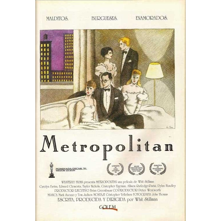 Metropolitan Movie Poster (11 x 17) - Item MOVIJ0411 Image 1