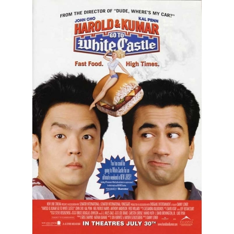 Harold and Kumar Go to White Castle Movie Poster Print (27 x 40) - Item MOVIJ0593 Image 1