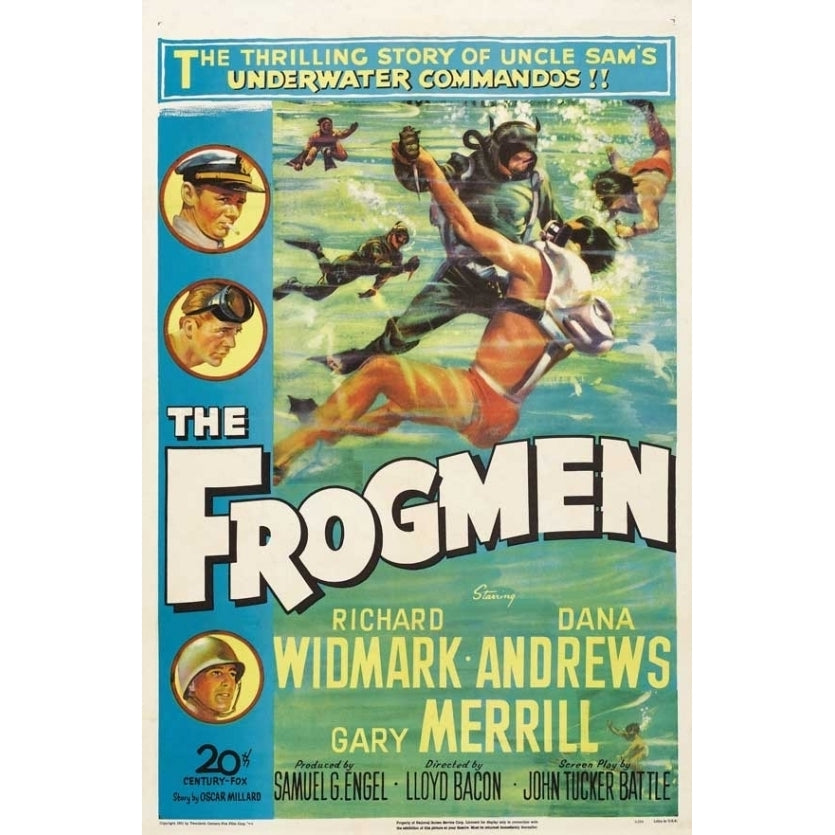 The Frogmen Movie Poster Print (27 x 40) - Item MOVIJ1184 Image 1