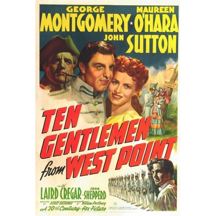 Ten Gentlemen from West Point Movie Poster (11 x 17) - Item MOVIJ1213 Image 1