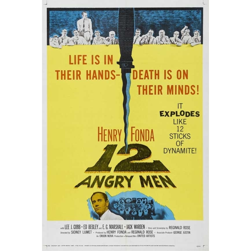 Twelve Angry Men Movie Poster (11 x 17) - Item MOVIJ1200 Image 1