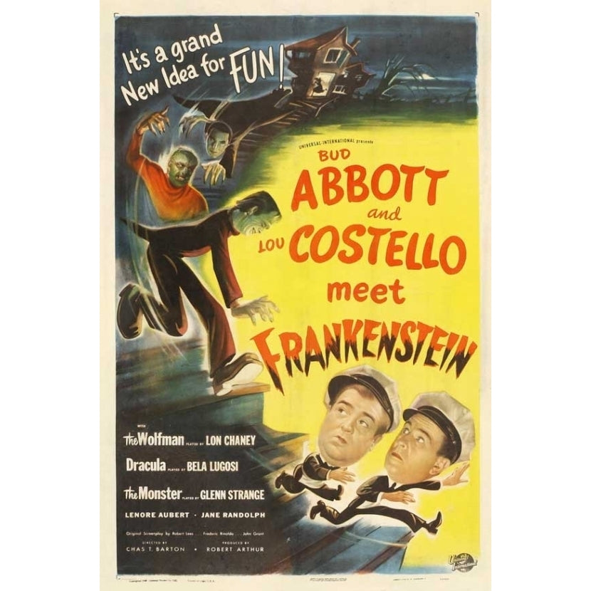 Bud Abbott Lou Costello Meet Frankenstein Movie Poster (11 x 17) - Item MOVIJ2178 Image 1