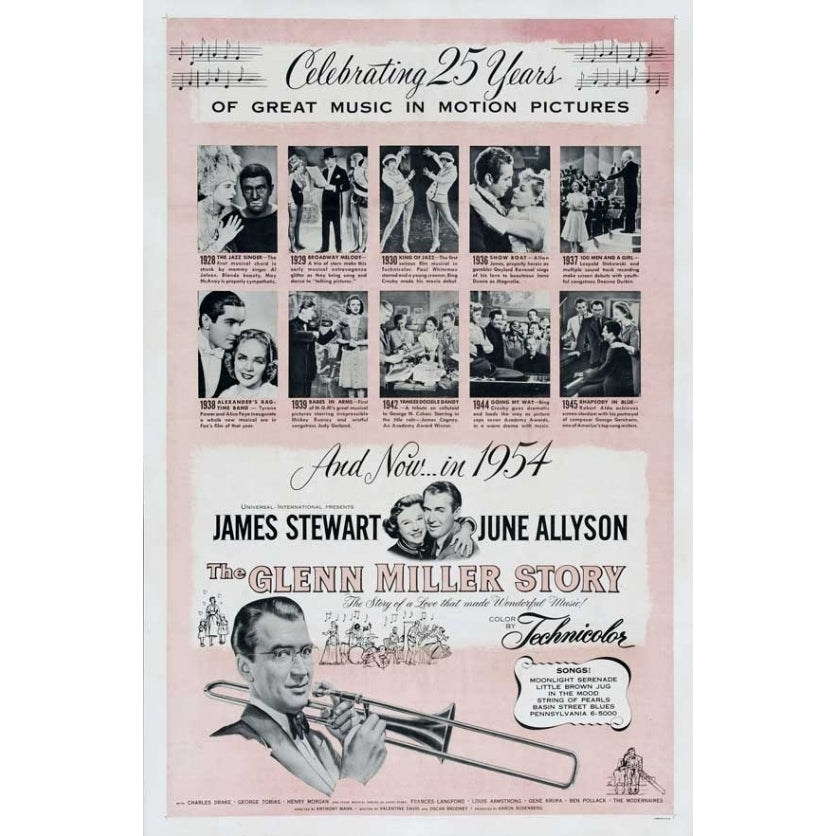 The Glenn Miller Story Movie Poster Print (27 x 40) - Item MOVIJ2194 Image 1