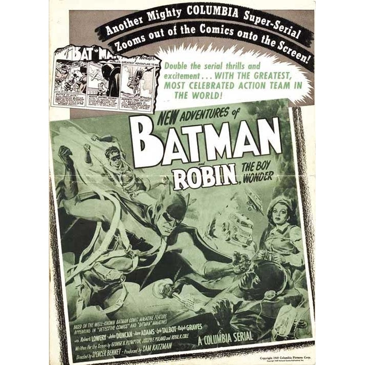 Batman and Robin Movie Poster Print (11 x 17) - Item MOVIJ3170 Image 1