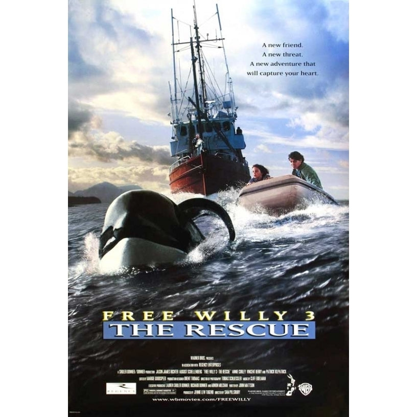 Free Willy 3 The Rescue Movie Poster (11 x 17) - Item MOVIJ2850 Image 1