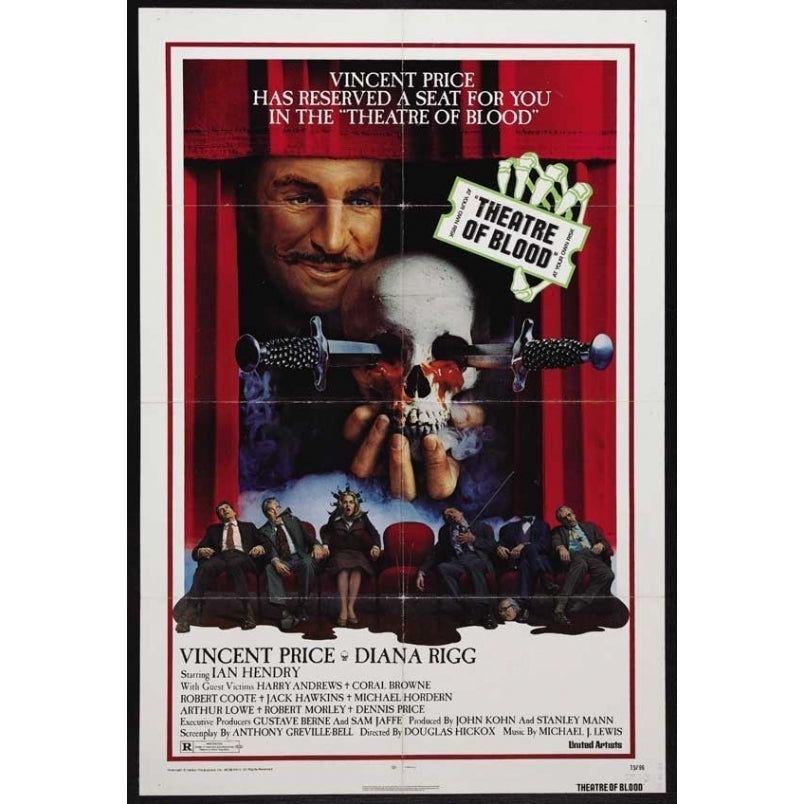 Theater of Blood Movie Poster (11 x 17) - Item MOVIJ4299 Image 1