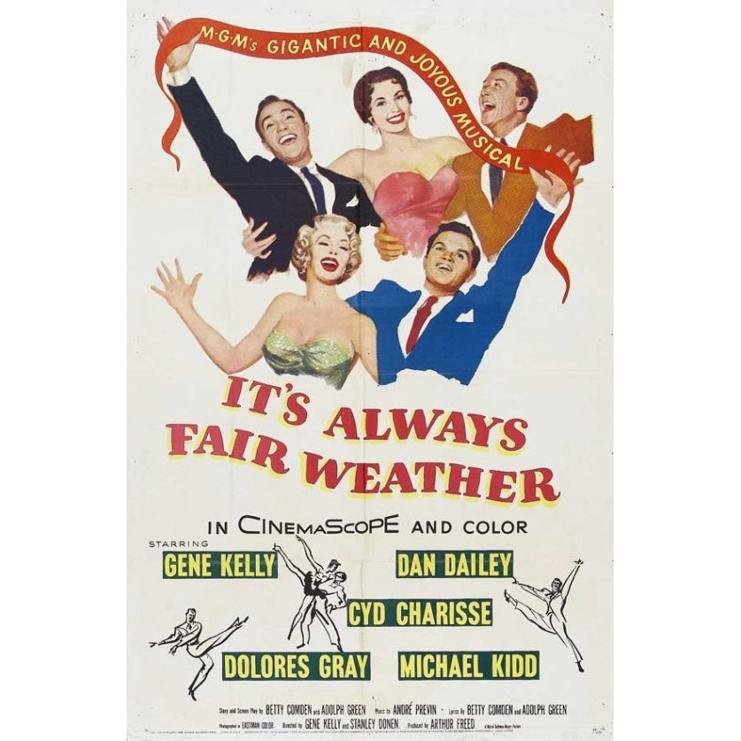 Its Always Fair Weather Movie Poster (11 x 17) - Item MOVIJ5198 Image 1