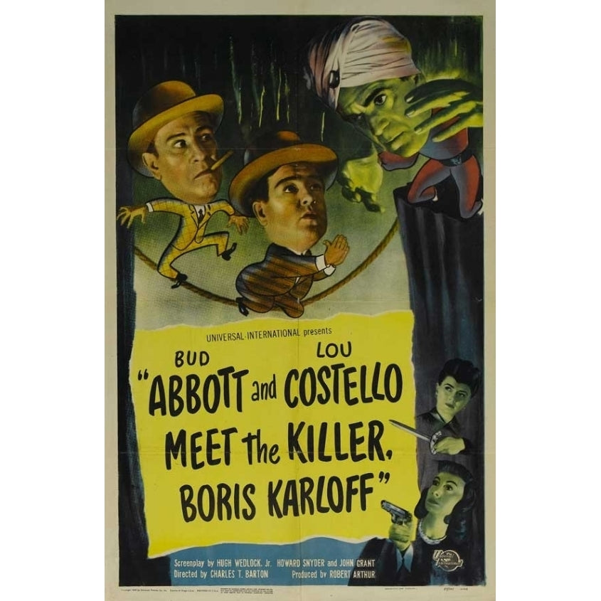 Abbott and Costello Meet the Killer Boris Karloff Movie Poster Print (27 x 40) - Item MOVIJ5643 Image 1