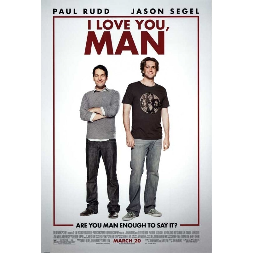 I Love You Man Movie Poster Print (27 x 40) - Item MOVIJ8061 Image 1