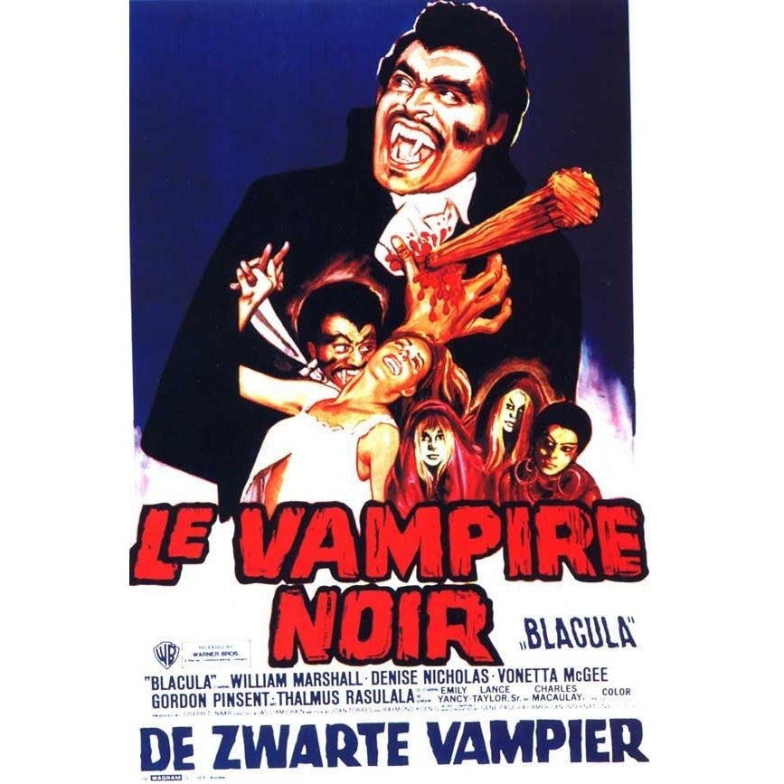 Blacula Movie Poster Print (11 x 17) - Item MOVIJ9271 Image 1