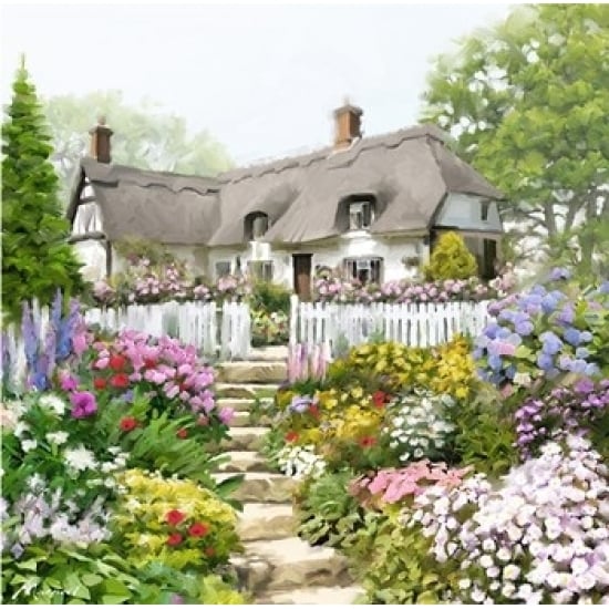 English Cottage 2 Poster Print by The Macneil Studio (12 x 12) Image 1