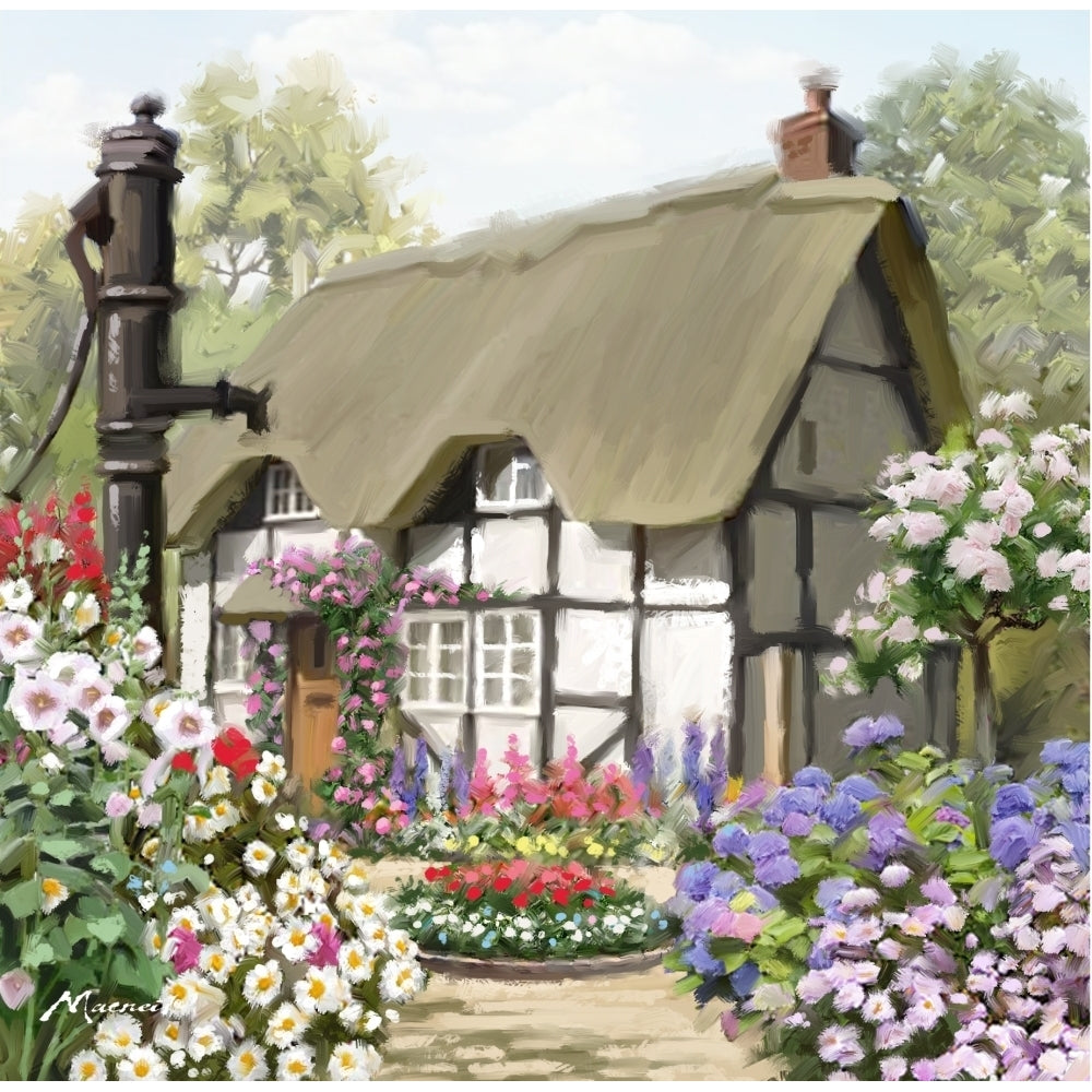 English Cottage Poster Print by The Macneil Studio (12 x 12) Image 1