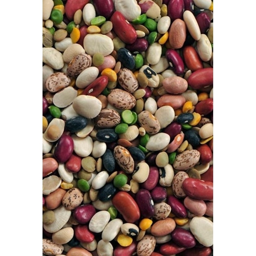 Colorful dried bean soup mixture cuisine Poster Print by Jaynes Gallery (12 x 17) Image 1