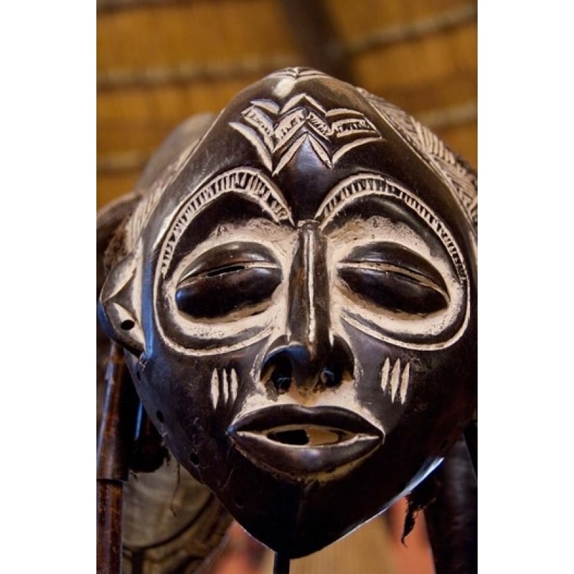 South Africa Durban Zulu tribe mask Poster Print by Cindy Miller Hopkins (23 x 34) Image 1