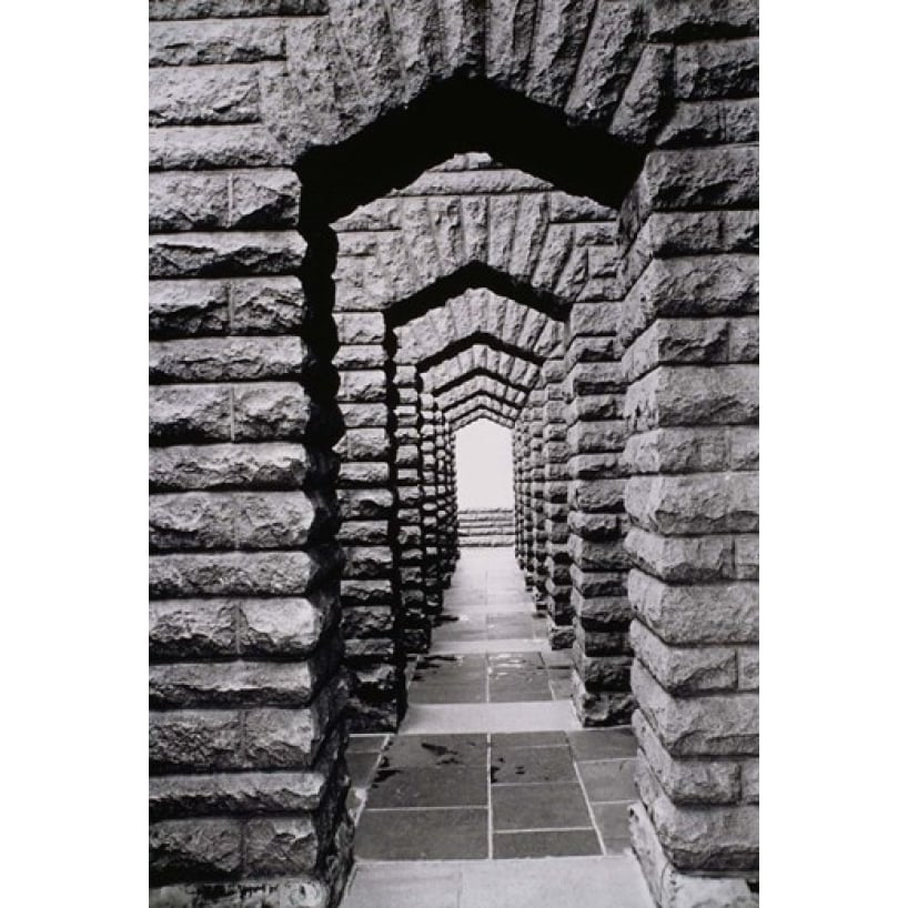 Stone arches and walls Voortrekker Monument Pretoria South Africa Print by Walter Bibikow (11 x 17) Image 1