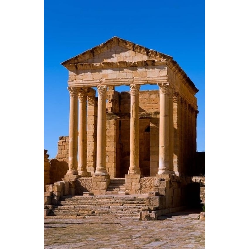 Ancient Architecture Sufetul Sbeitla Tunisia Poster Print by Bill Bachmann (11 x 17) Image 1